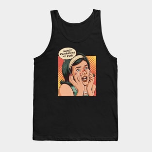 Nancy Reagan Bit My Dog! Tank Top